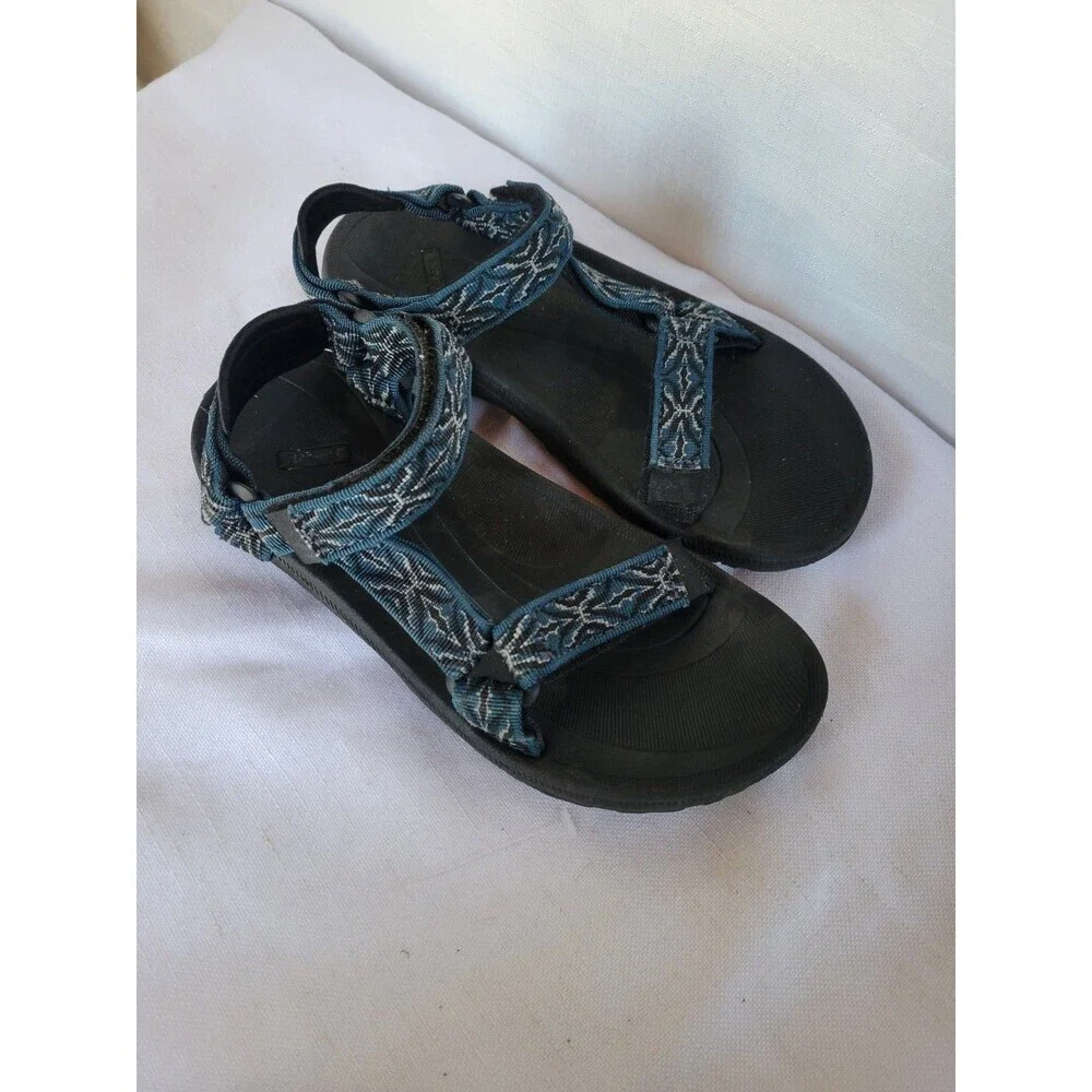Teva Gladiator Boys Sport Sandals Size 5. Blue Lightweight Adjustable Straps